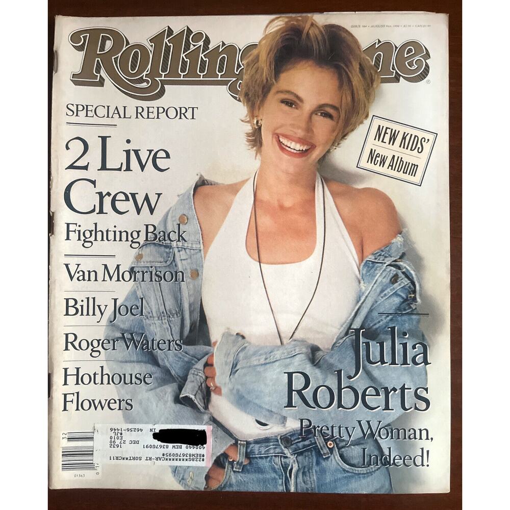 Rolling Stone Magazine Aug 9 1990 No 584 Young Julia Roberts Pretty Woman More